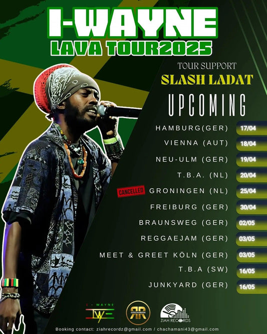 I-Wayne’s Lava Tour 2025 The Reggae Purist - Reggae Kush