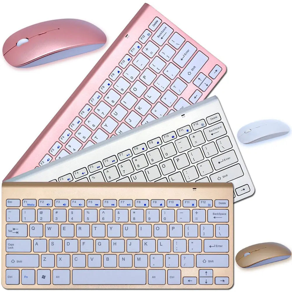 2.4G Wireless Keyboard And Mouse Protable Mini Keyboaroad - Reggae Kush
