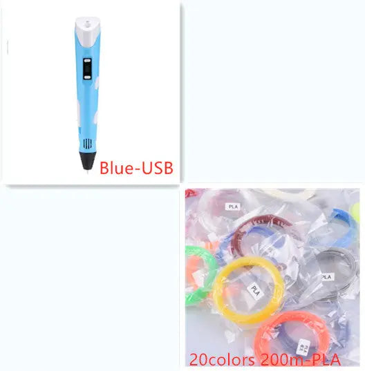 3D Printing Pen Set – Creative DIY Graffiti & Drawing Tool for Kids and Adults - Reggae Kush