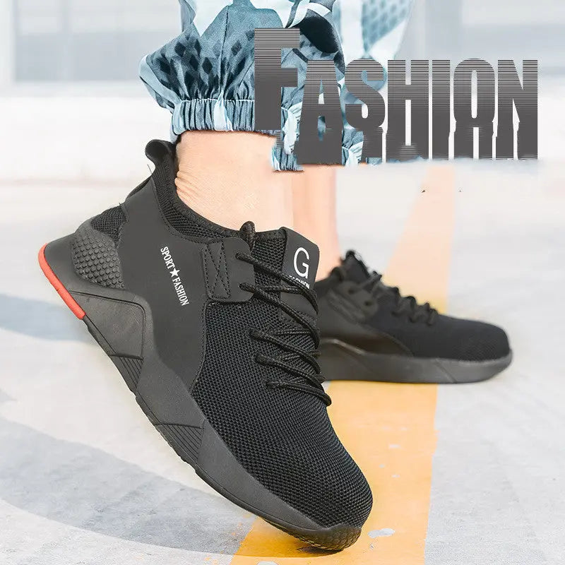 Breathable Steel Toe Safety Shoes – Lightweight Protection for Work - Reggae Kush