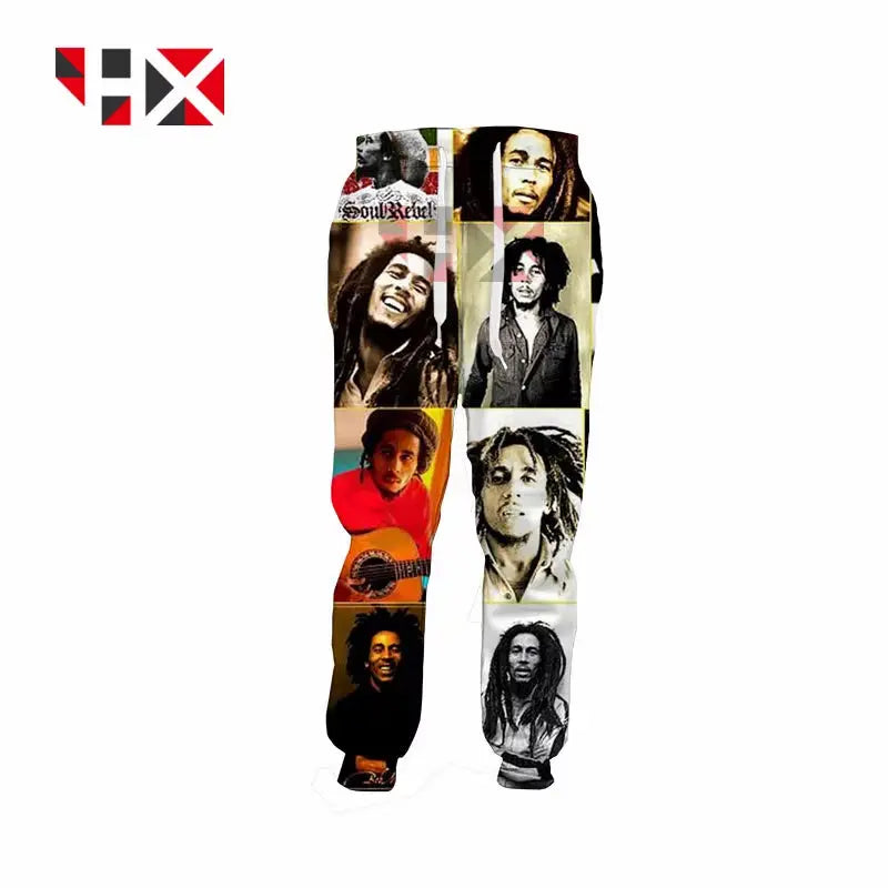 Bob Marley 3D Print Men Women Pants Fashion Unisex Sweatpants - Reggae Kush