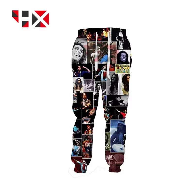 Bob Marley 3D Print Men Women Pants Fashion Unisex Sweatpants - Reggae Kush