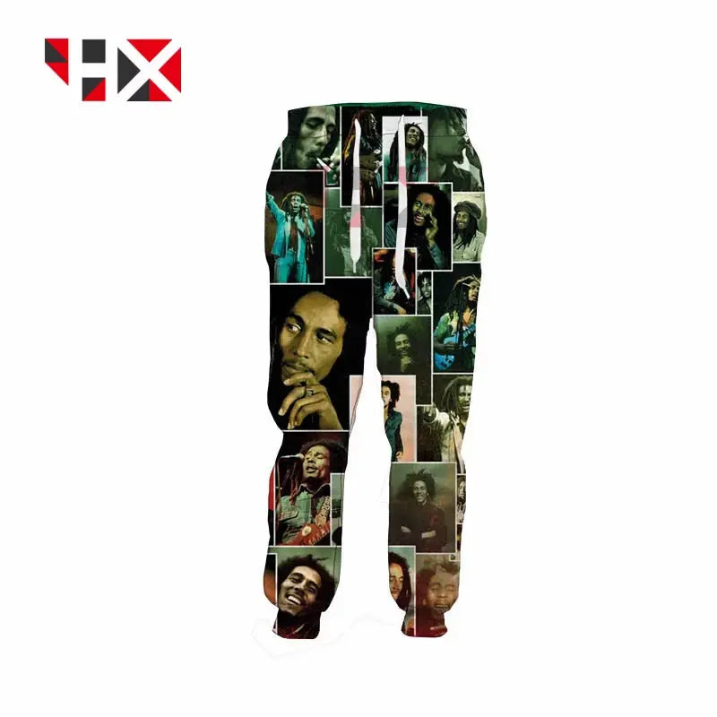 Bob Marley 3D Print Men Women Pants Fashion Unisex Sweatpants - Reggae Kush