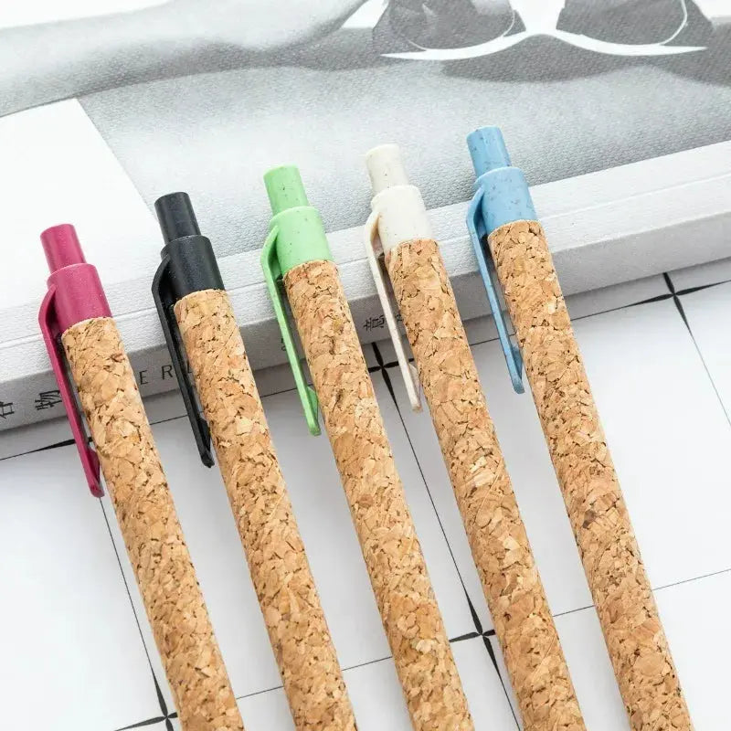 Eco-Friendly Wood Grain Wheat Straw Pens - 2 Pack | Reggae Kush - Reggae Kush