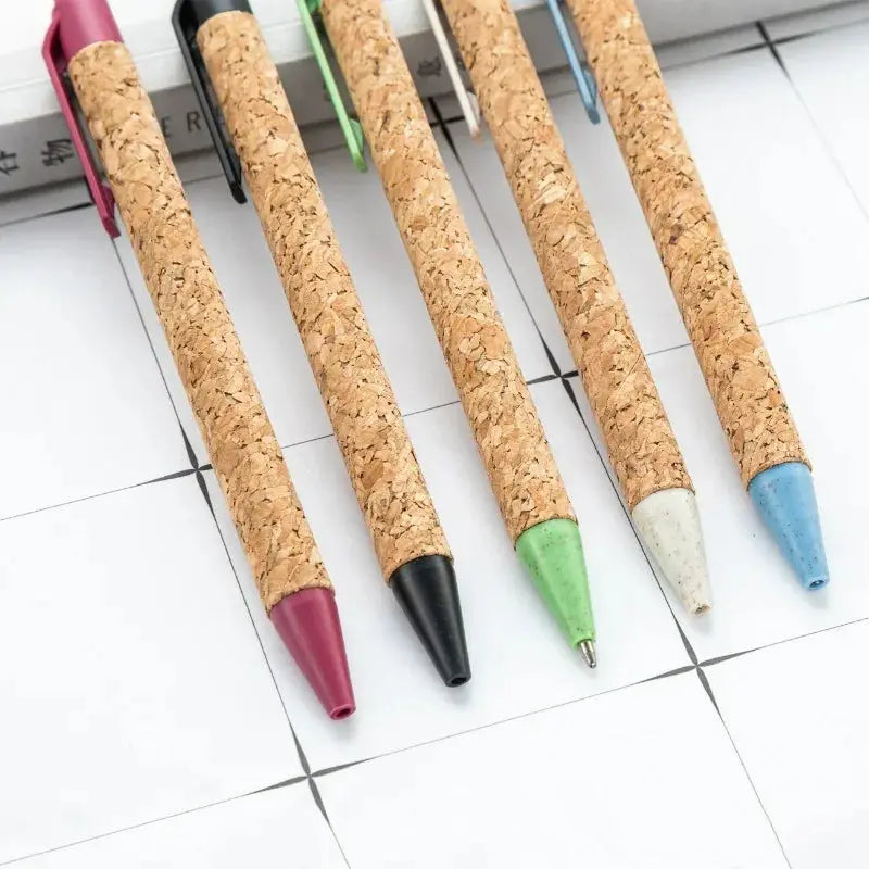 Eco-Friendly Wood Grain Wheat Straw Pens - 2 Pack | Reggae Kush - Reggae Kush