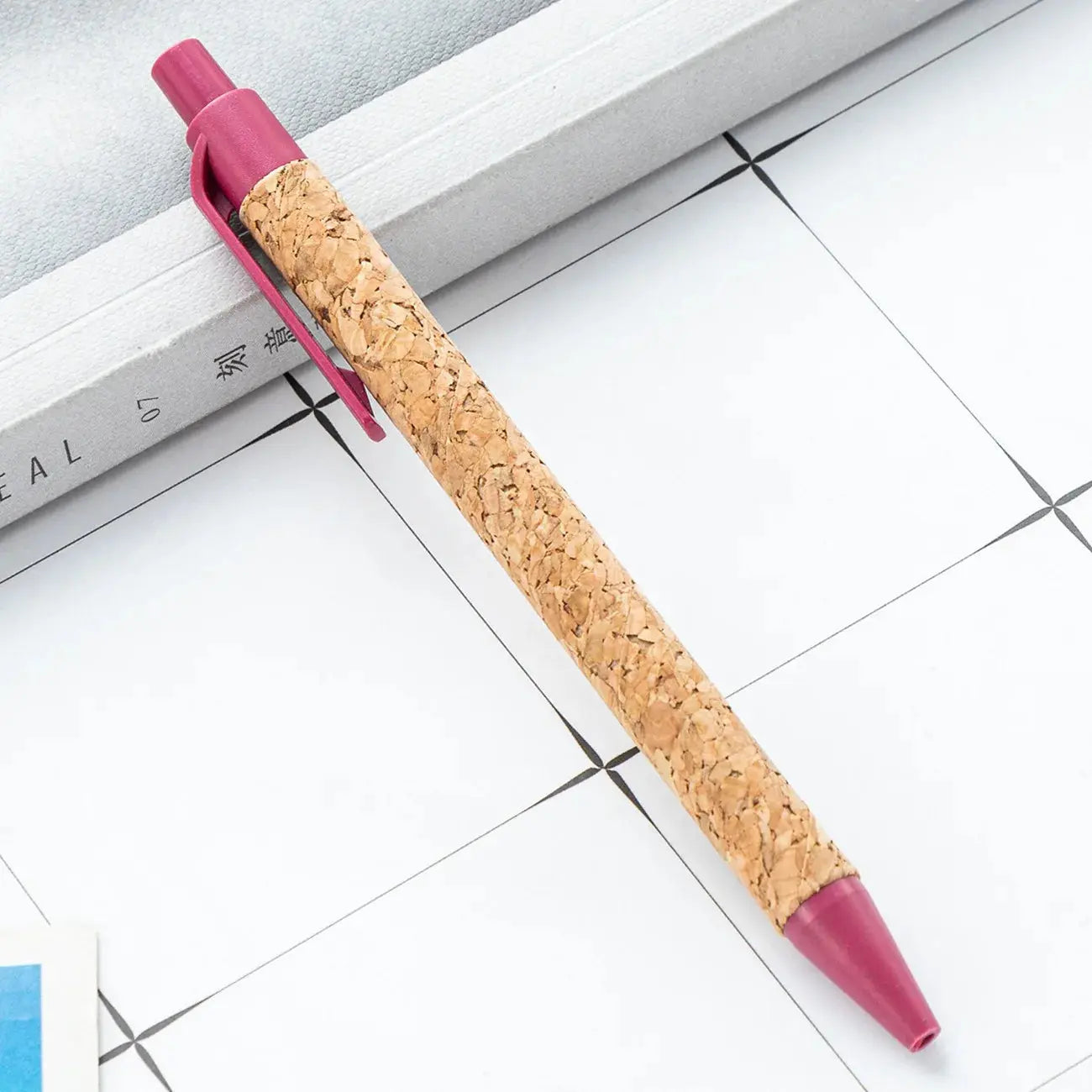 Eco-Friendly Wood Grain Wheat Straw Pens - 2 Pack | Reggae Kush - Reggae Kush