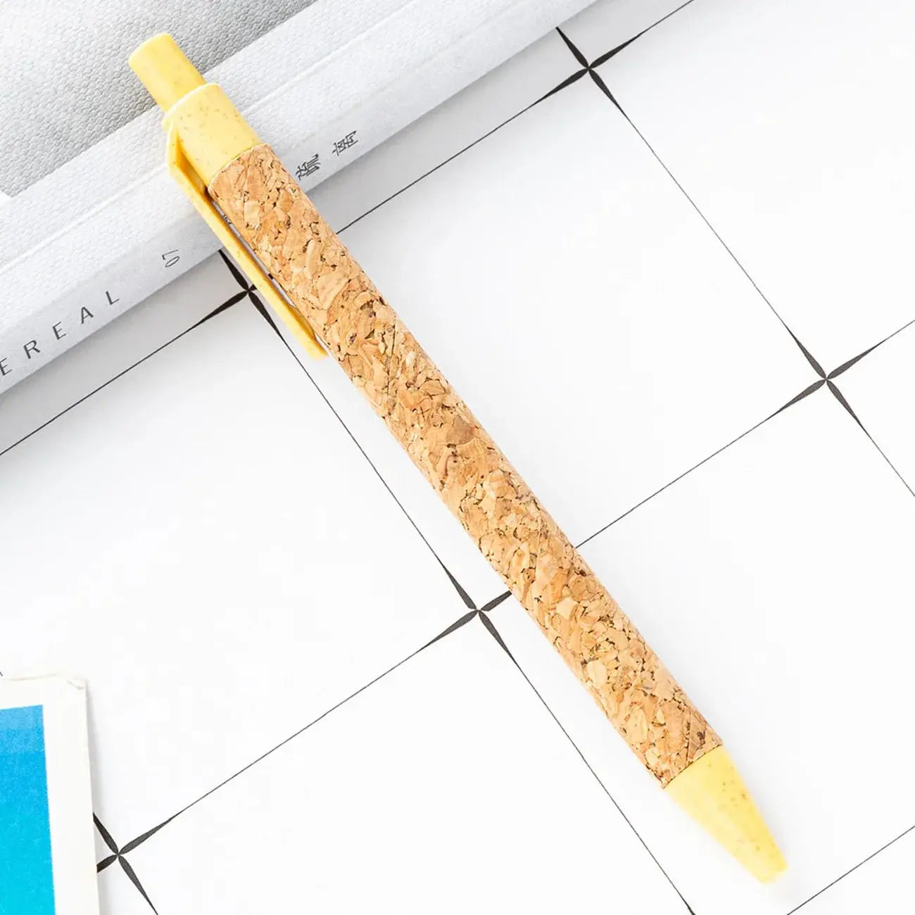 Eco-Friendly Wood Grain Wheat Straw Pens - 2 Pack | Reggae Kush - Reggae Kush