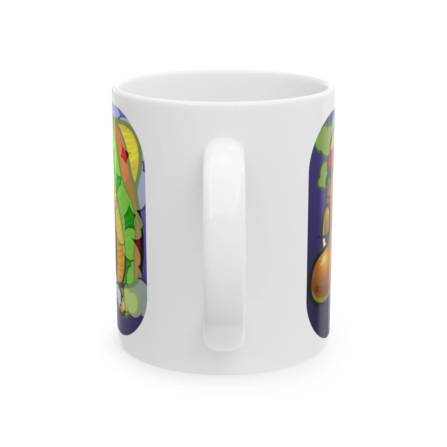 Funny Weed-Themed Ceramic Mug - Reggae Kush
