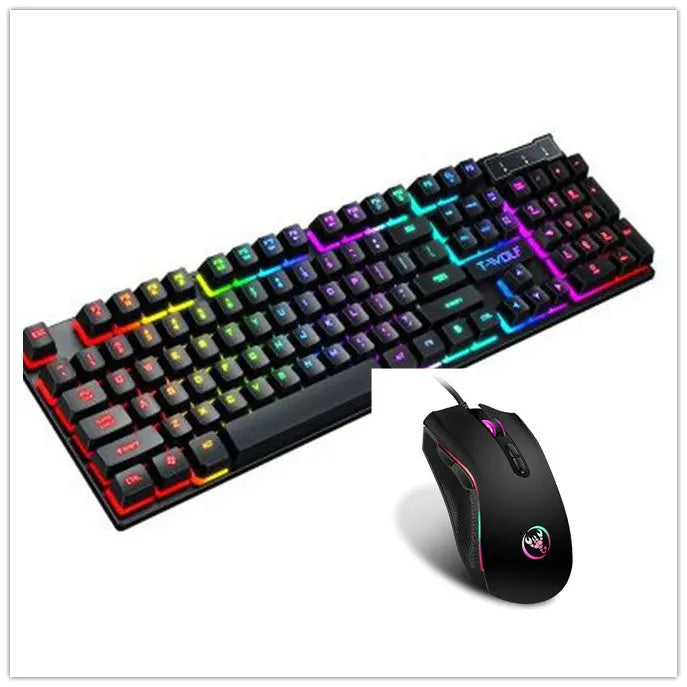 Gaming Usb Luminous Wired Keyboard Floating Manipulator - Reggae Kush