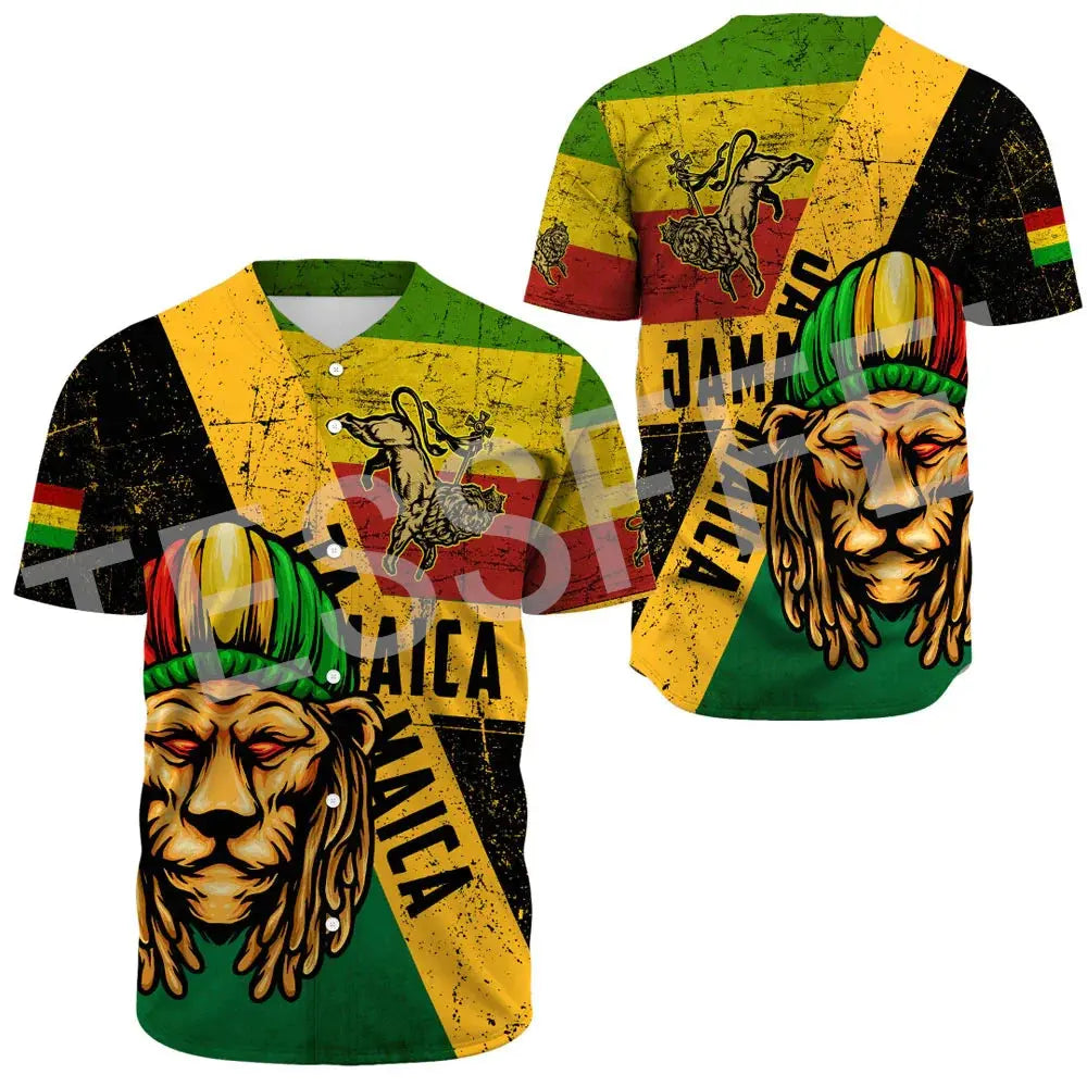 Jamaica Reggae Flag Jersey - Irie Vibes, Unisex - Reggae Kush - Reggae Kush