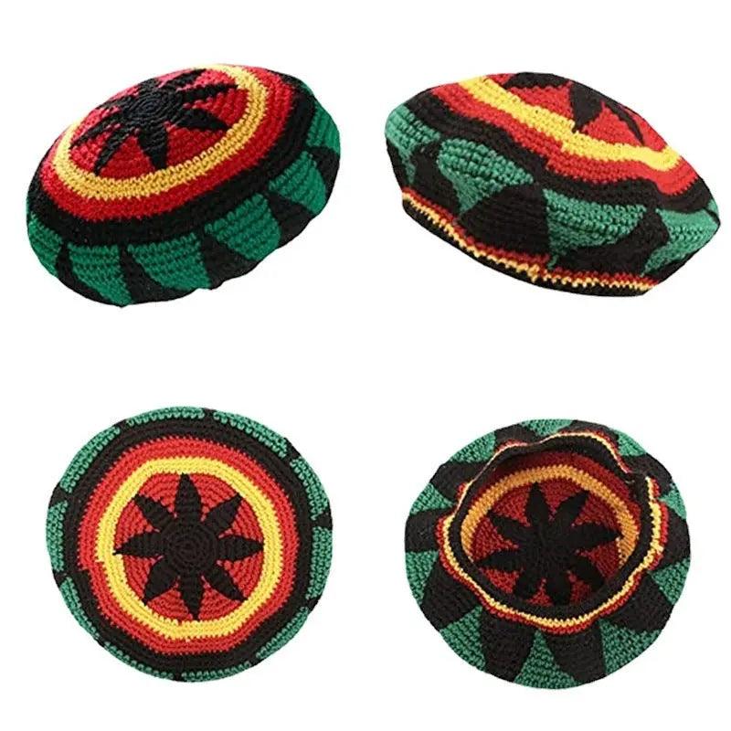 Kids Rasta Beanie - Wool Reggae Hat for Spring & Autumn - Irie Style - Reggae Kush
