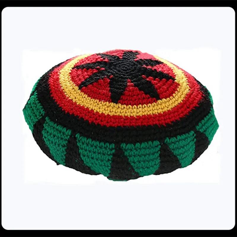 Kids Rasta Beanie - Wool Reggae Hat for Spring & Autumn - Irie Style - Reggae Kush