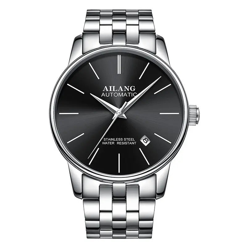 Men's Automatic Mechanical Watch – Stainless Steel, - Reggae Kush