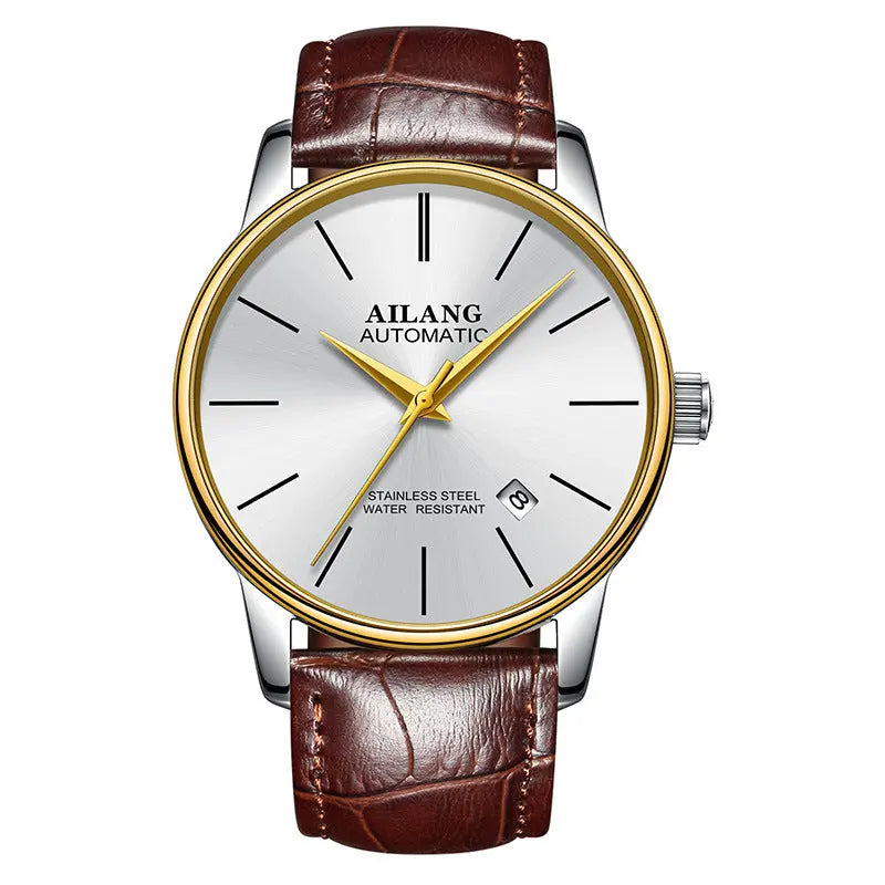 Men's Automatic Mechanical Watch – Stainless Steel, - Reggae Kush