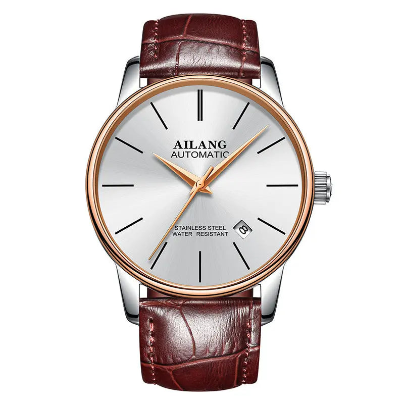 Men's Automatic Mechanical Watch – Stainless Steel, - Reggae Kush