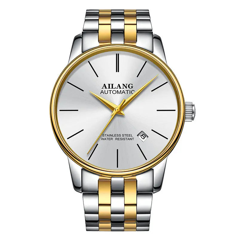 Men's Automatic Mechanical Watch – Stainless Steel, - Reggae Kush