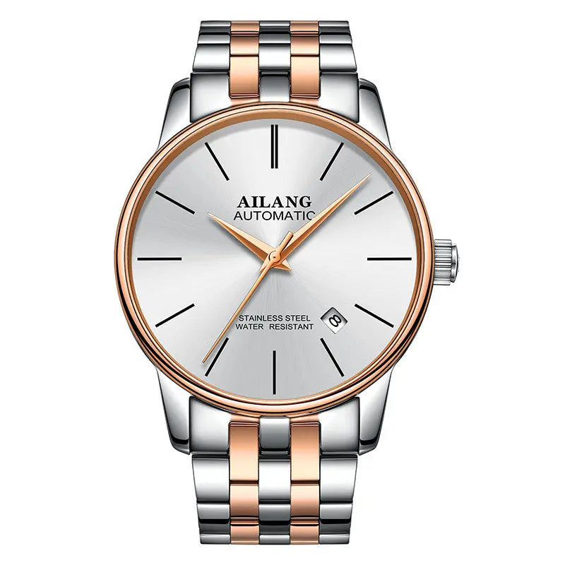 Men's Automatic Mechanical Watch – Stainless Steel, - Reggae Kush