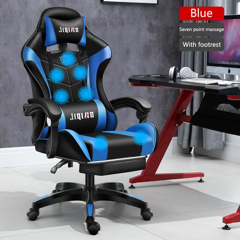 Men's Computer Home Comfort Ergonomic Dormitory Gaming Seat Swivel Chair - Reggae Kush