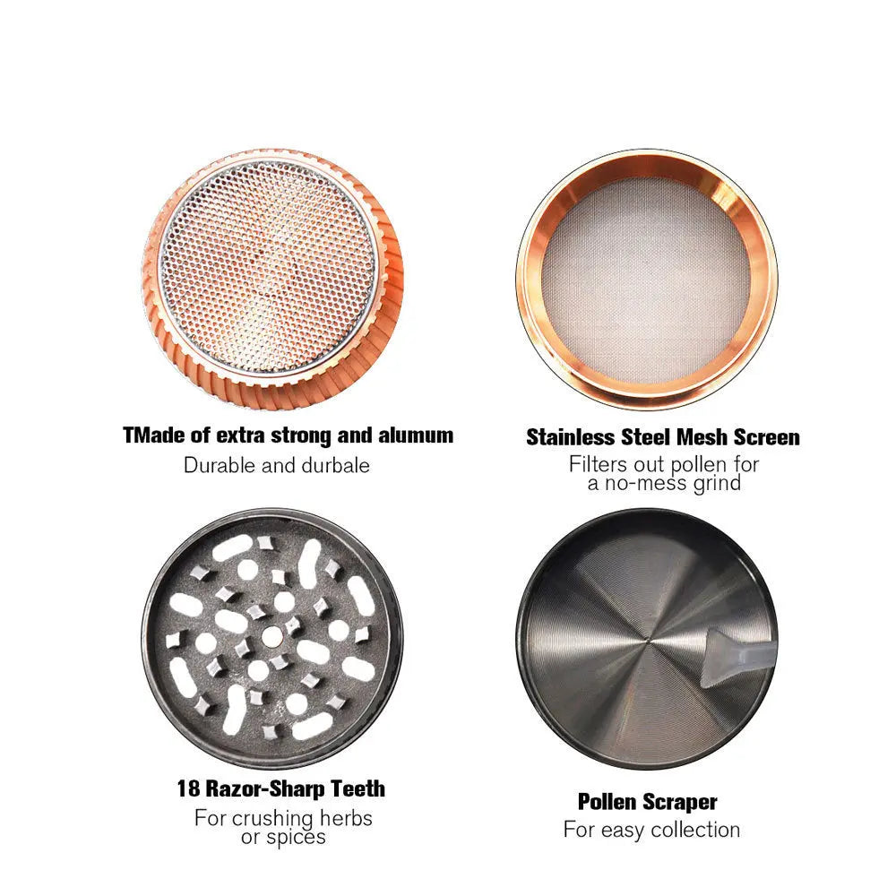 Metal Smoke Grinder - Reggae Kush