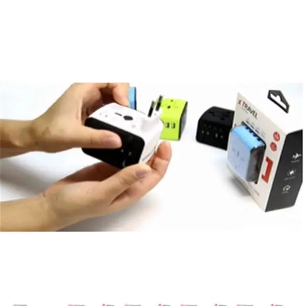 Multinational Converter Travel USB Charger - Reggae Kush