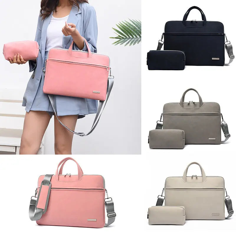 PU Leather Women's Laptop Bag – Stylish & Waterproof Business Tote - Reggae Kush