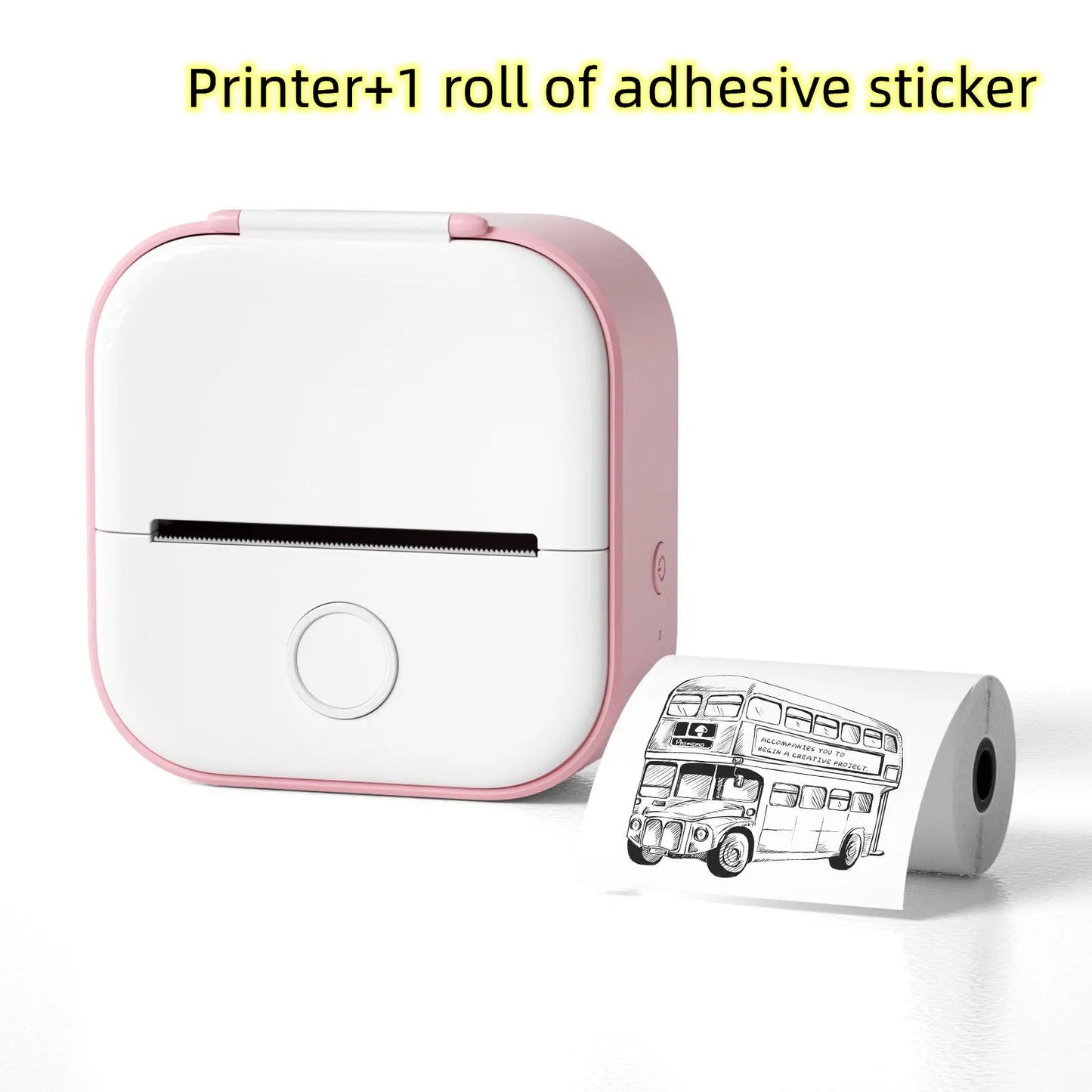 Portable Mini Thermal Label Printer - Reggae Kush