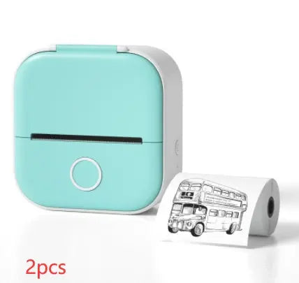 Portable Mini Thermal Label Printer - Reggae Kush