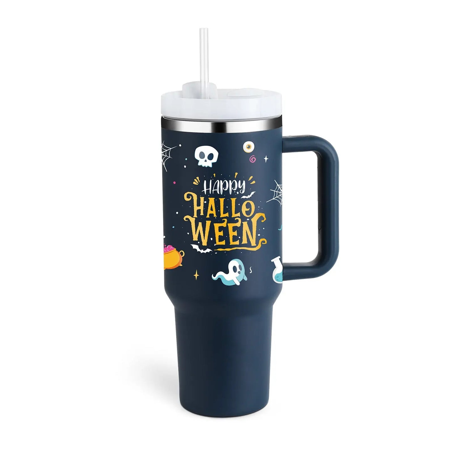 Reggae Kush 40oz Insulated Tumbler - Stay Irie On-the-Go! Hot & Cold with Handle & Straw - Reggae Kush