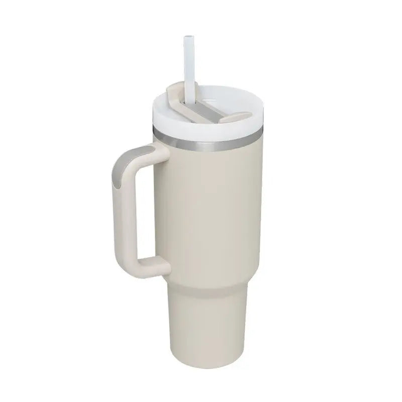Reggae Kush 40oz Insulated Tumbler - Stay Irie On-the-Go! Hot & Cold with Handle & Straw - Reggae Kush