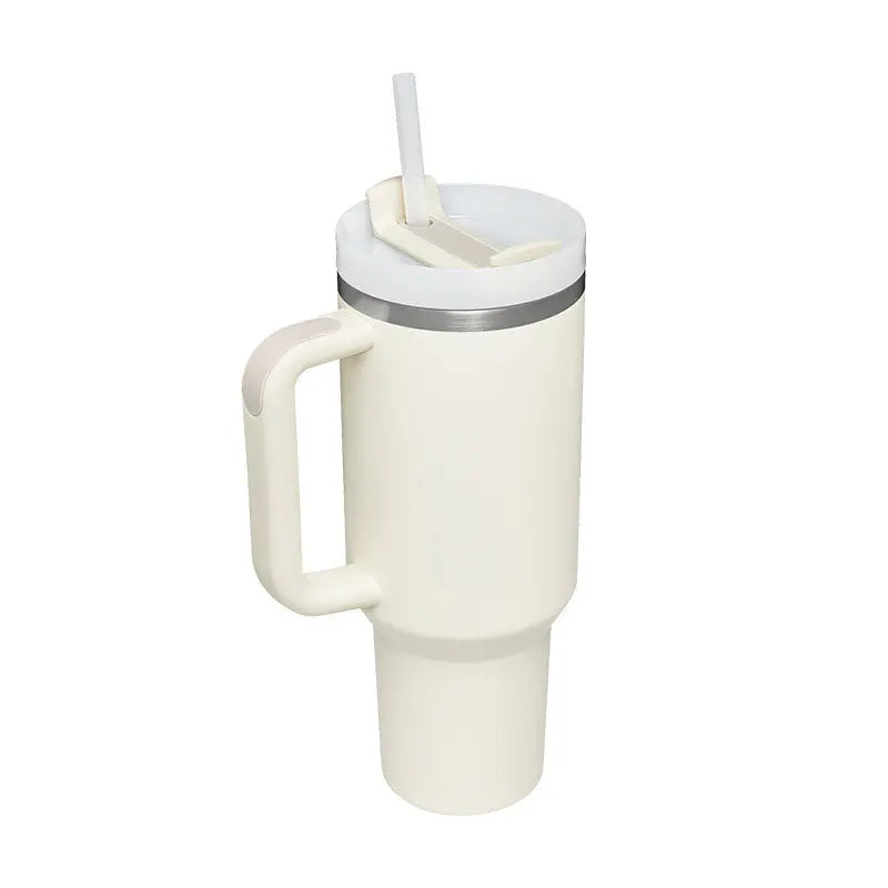 Reggae Kush 40oz Insulated Tumbler - Stay Irie On-the-Go! Hot & Cold with Handle & Straw - Reggae Kush