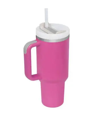 Reggae Kush 40oz Insulated Tumbler - Stay Irie On-the-Go! Hot & Cold with Handle & Straw - Reggae Kush