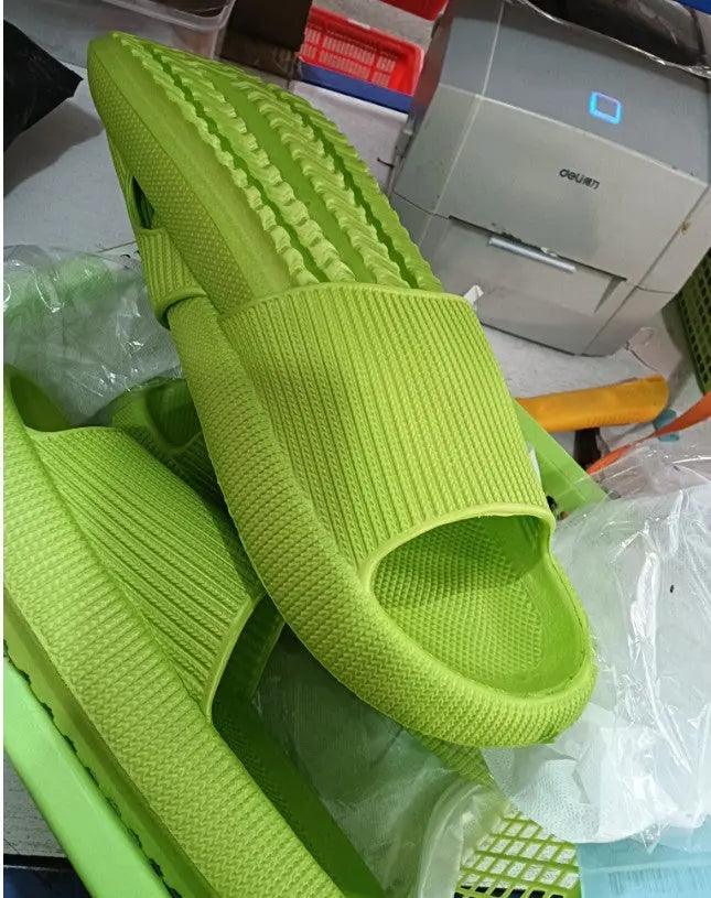 Reggae Kush Hemp Slippers - Irie Unisex Comfort House Shoes - Natural EVA Sole - Reggae Kush