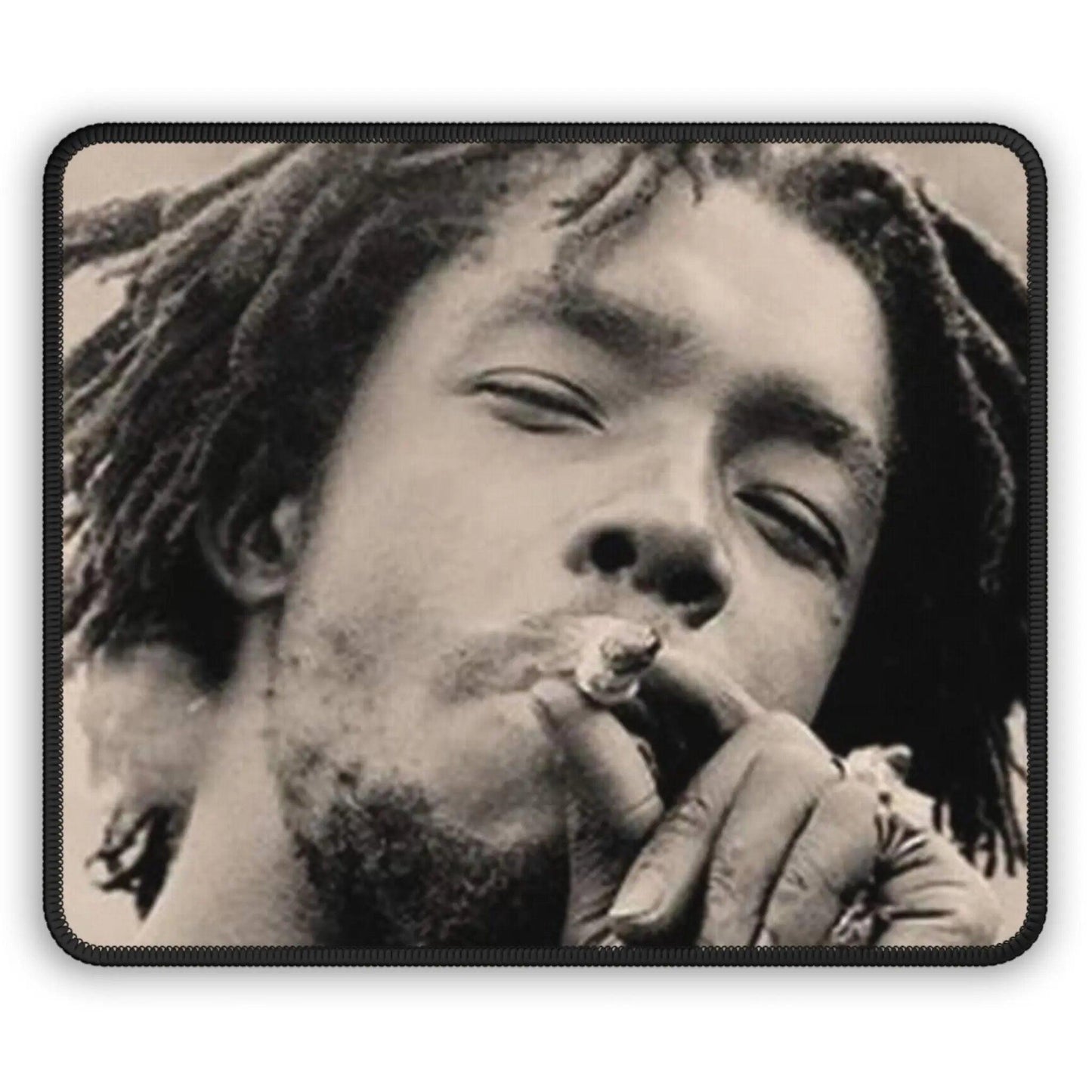 Reggae Kush Tosh Mouse Pad - Rasta Gaming Accessories - Irie Desk Decor - Reggae Kush