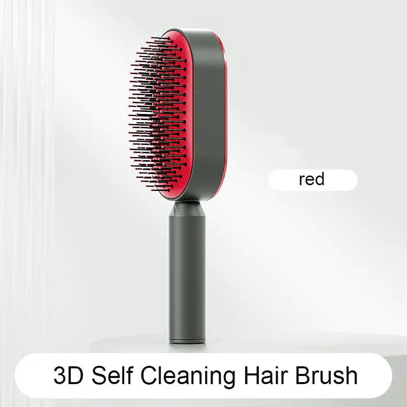 Self-Cleaning Hair Brush – Effortless Detangling & Scalp Massage - Reggae Kush