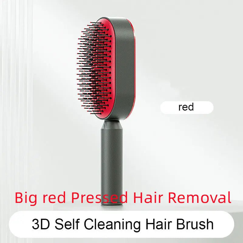 Self-Cleaning Hair Brush – Effortless Detangling & Scalp Massage - Reggae Kush
