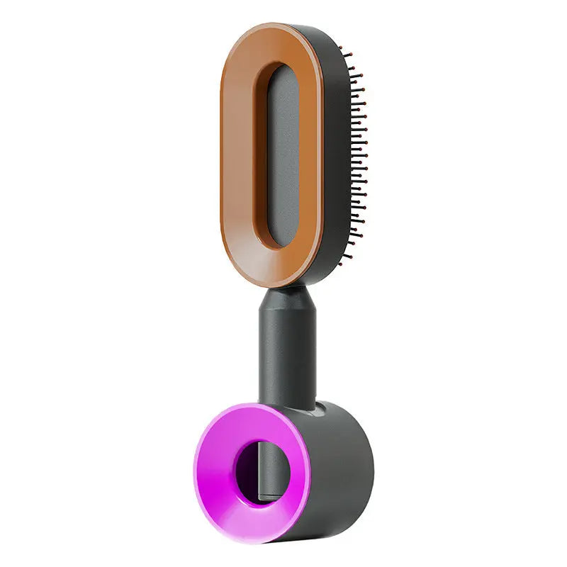Self-Cleaning Hair Brush – Effortless Detangling & Scalp Massage - Reggae Kush