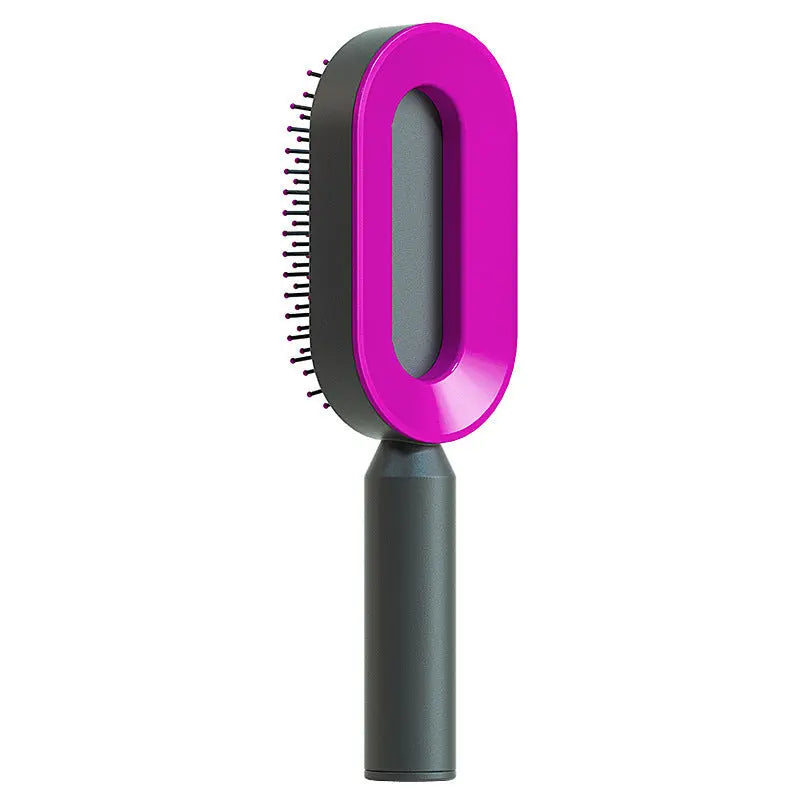 Self-Cleaning Hair Brush – Effortless Detangling & Scalp Massage - Reggae Kush