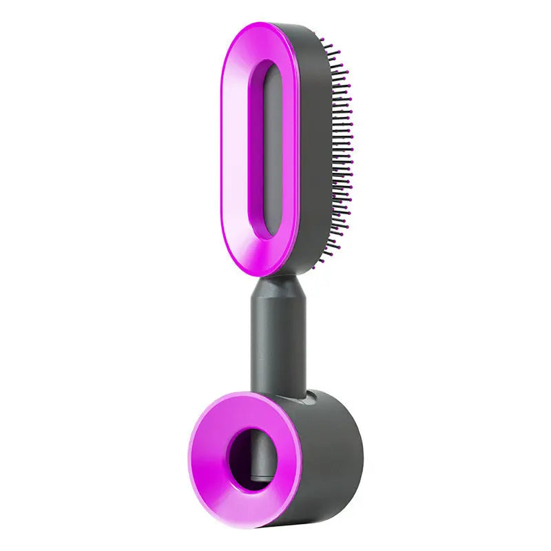 Self-Cleaning Hair Brush – Effortless Detangling & Scalp Massage - Reggae Kush