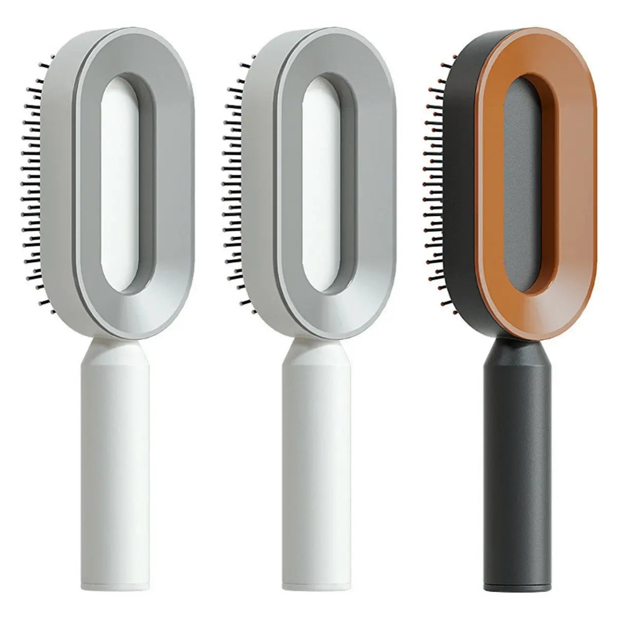 Self-Cleaning Hair Brush – Effortless Detangling & Scalp Massage - Reggae Kush