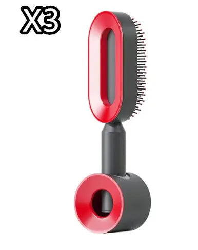 Self-Cleaning Hair Brush – Effortless Detangling & Scalp Massage - Reggae Kush