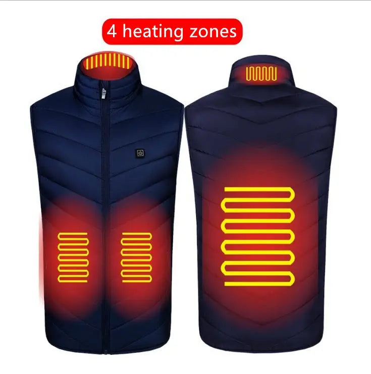 USB Heated Jacket – Smart Warmth, Stylish Comfort - Reggae Kush