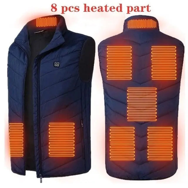 USB Heated Jacket – Smart Warmth, Stylish Comfort - Reggae Kush