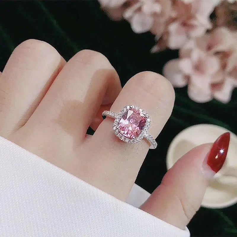 Women's White Gold Engagement & Wedding Ring – Elegant & Timeless - Reggae Kush