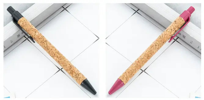 Eco-Friendly Wood Grain Wheat Straw Pens - 2 Pack | Reggae Kush - Reggae Kush
