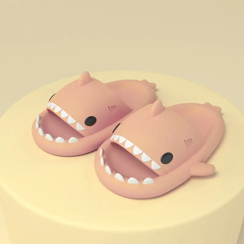 Funny Shark Cartoon Slippers – Comfortable Indoor & Outdoor - Reggae Kush