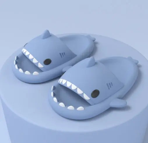 Funny Shark Cartoon Slippers – Comfortable Indoor & Outdoor - Reggae Kush