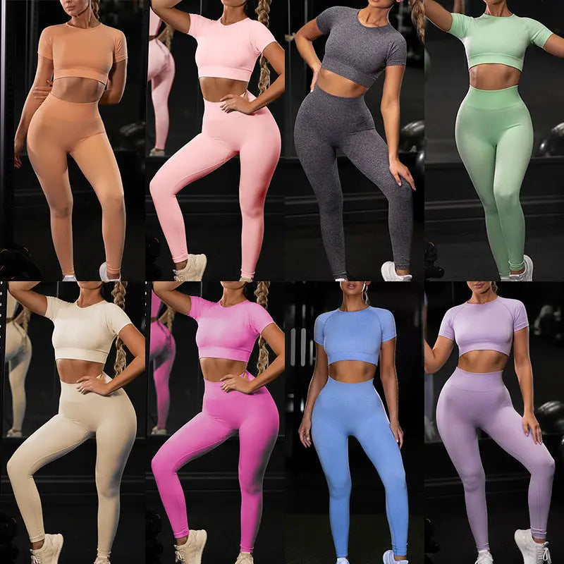 Women's Fitness Exercise Set – Stylish & Comfortable Activewear for All Seasons - Reggae Kush