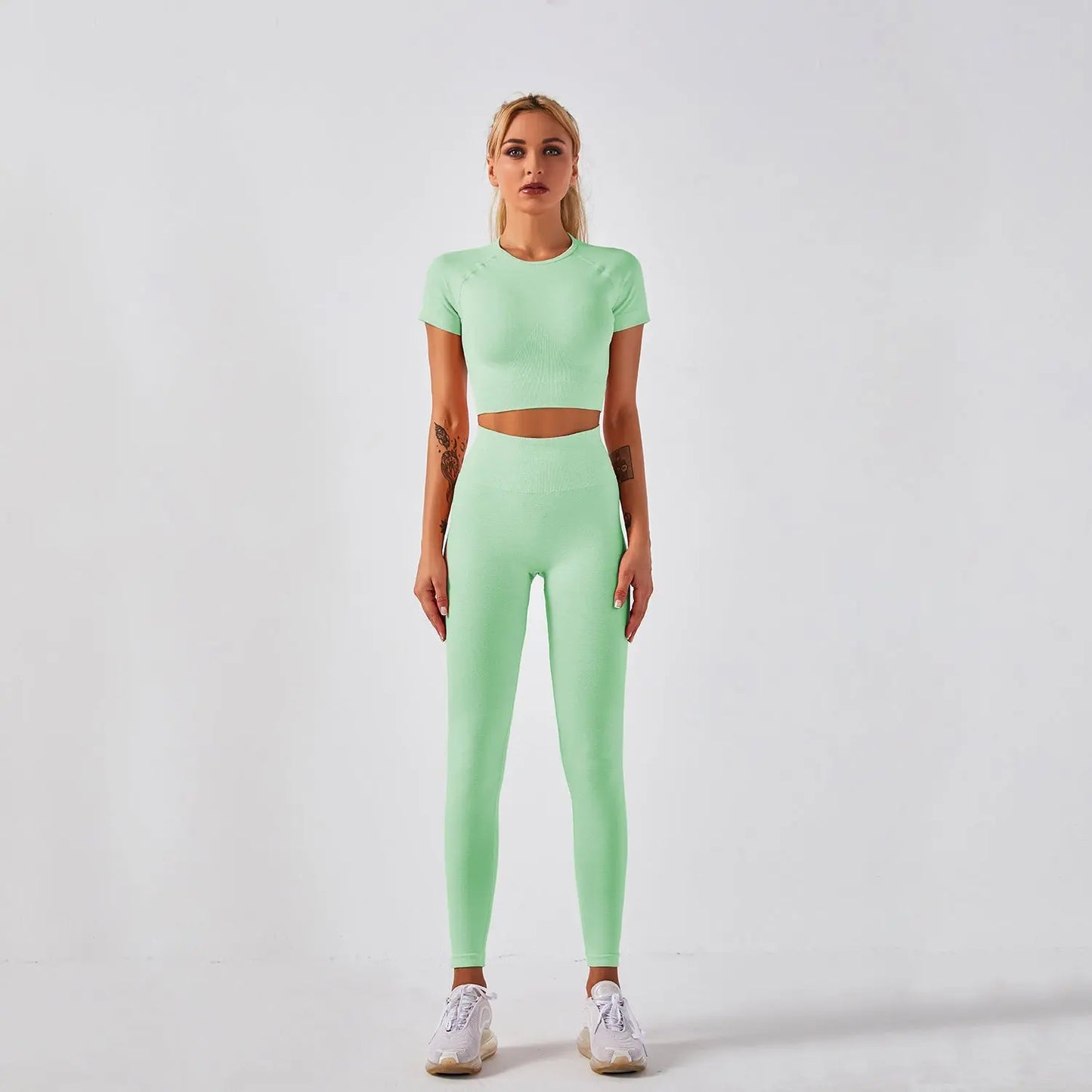 Women's Fitness Exercise Set – Stylish & Comfortable Activewear for All Seasons - Reggae Kush